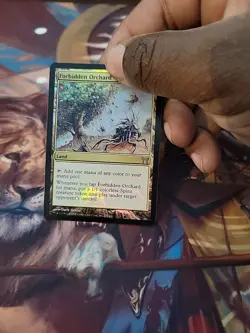 Forbidden Orchard Champions of Kamigawa Foil Lightly Played MTG - Image 2