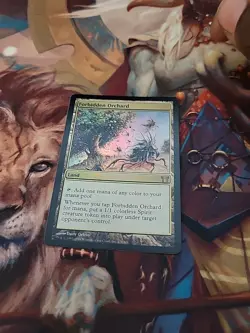 Forbidden Orchard Champions of Kamigawa Foil Lightly Played MTG - Image 3