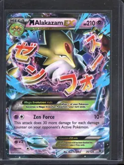 M Alakazam EX 26/124 XY Fates Collide Ultra Rare NM/M Pokemon TCG - Image 1