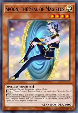 Yu-Gi-Oh! Spenta, the Magistus Sealer BPRO-EN098 Secret Rare Preorder - Image 1