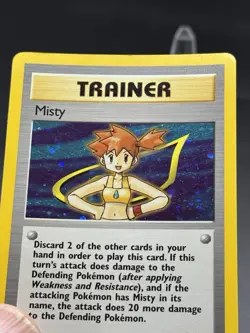 Misty - 18/132 1 Gym Heroes - Holo Rare - LP - Pokemon TCG Card - 2000 WOTC - Image 2