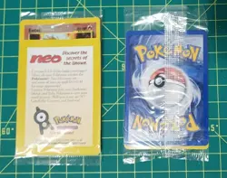 Pokemon Entei Black Star Promo Card #34 SEALED Movie Promo NEW Neo - Image 1