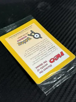 Pokemon Entei Promo Card SEALED Movie Promo NEW Neo 2001 - Image 3