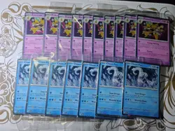 Pokemon Alakazam TCG TWM 82/167 Cosmos Holo Promo and Chien-Pao 57/182 Cosmos - Image 1