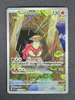Turtonator - 146/142 - Pokemon Stellar Crown Illustration Rare NM - Image 1