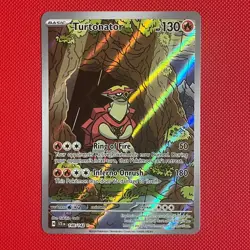 Turtonator 146/142 - Pokemon Card TCG - Stellar Crown Illustration Rare - NM - Image 1