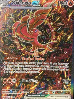 Pokemon TCG Oricorio ex 024 Me: Mega Evolution Black Star Promo Holo - Image 3