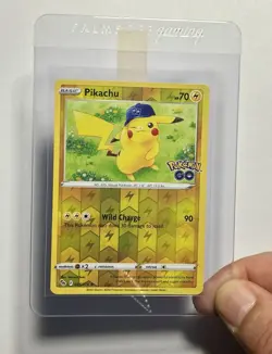 Pikachu 028/078 (LP) Reverse Holo Sword & Shield: Pokemon Go 2022 Pokemon Card - Image 3
