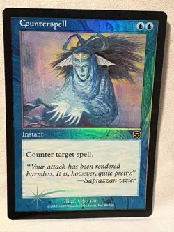 MTG Counterspell Mercadian Masques #69 Foil 1999 excellent - Image 2