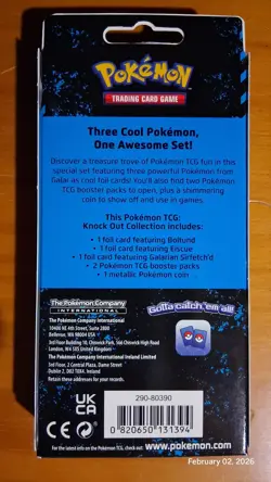 Pokemon TCG Knock Out Collection-Set Of 2 Boxes Featuring Boltund And Toxtricity - Image 3