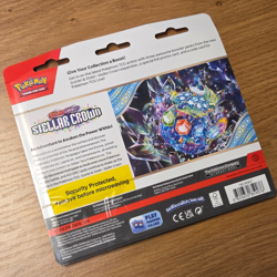 Pokemon Scarlet & Violet Stellar Crown 3 Pack Blister New and Sealed Latias - Image 3