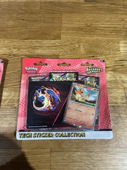 X2 Pokemon TCG Mega Evolution Ascended Heroes Tech Sticker Collection Charmander - Image 3