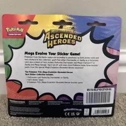 Pokemon Mega Evolution Ascended Heroes Charmander Tech Sticker Collection 🔥 - Image 2