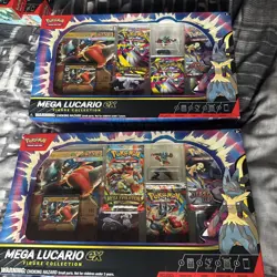 Pokemon TCG - Mega Lucario ex Figure Collection - Brand New Sealed damaged box - Image 1