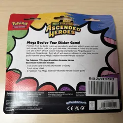POKEMON TCG: MEGA EVOLUTION ASCENDED HEROES - TECH STICKER COLLECTION - GASTLY - Image 2
