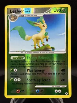 🍃 Pokemon TCG - Leafeon 45/111 - Rising Rivals - Reverse Holo - LP - Image 1