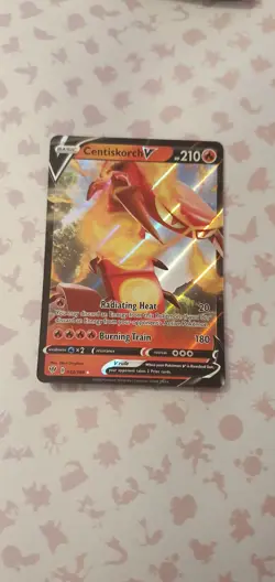 Pokemon TCG Centiskorch V Darkness Ablaze 033/189 Holo Ultra Rare - Image 1