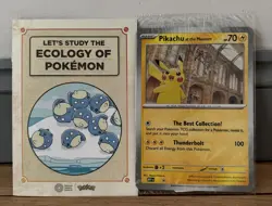 Pokemon - Pikachu at the Museum Natural History Promo + Plush + Booklet - New! - Image 5