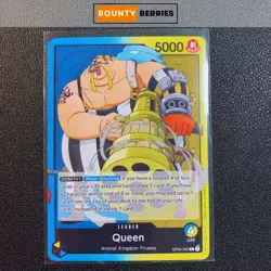 OP04-040 (Leader) Queen : Kingdoms of Intrigue One Piece Card : English - Image 1
