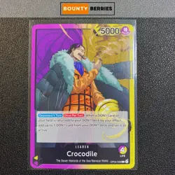 OP04-058 (Leader) Crocodile : Kingdoms of Intrigue One Piece Card : English - Image 1