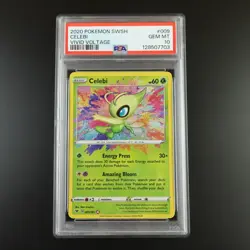 PSA 10 Celebi 009/185 Pokemon Vivid Voltage Amazing Rare Holo Graded Card - Image 1