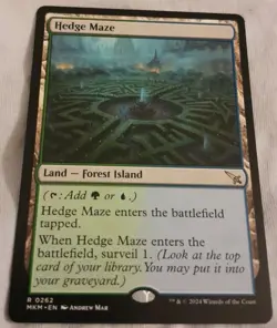 MTG Magic: The Gathering Murders at Karlov Manor Rare Card 0262-Hedge Maze - Image 1