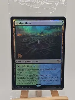 MTG: PreRelease Promo: Ravnica: Murders at Karlov Manor: Hedge Maze: FOIL - Image 1