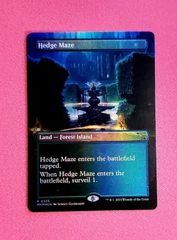 MTG Hedge Maze Foil Borderless, NM-Mint, English Murders at Karlov Manor 🔥 - Image 1