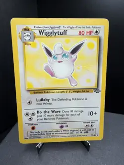 Pokemon TCG WOTC Jungle Wigglytuff 32/64 Regular Non Holo Rare Unlimited HP/DMG - Image 1