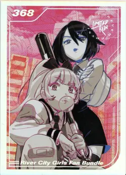 River City Girls Fans Limited Run Games Silver Trading Card #368 New No Creases - Image 1