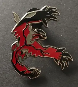 Yveltal Pokemon Pin Badge Metal Enamel Y Legendary 2013 From Card Box Collection - Image 1