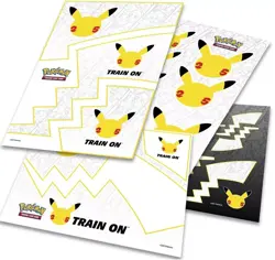 Celebrations: Pikachu Notepad & Sticker Sheets Pokemon Cards TCG Brand New Mint - Image 2
