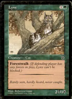 Lynx LP Light Play Portal Second 2nd MTG [9541] - Image 1