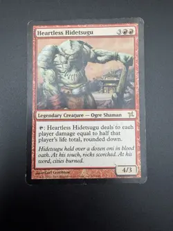 3x; MTG; Magic The Gathering; Heartless Hidetsugu; MP-LP - Image 2