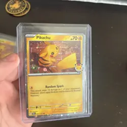 2026 Pikachu 051/162 Pokemon Day 30th Anniversary Stamped Promo TCG Plus Coin - Image 3