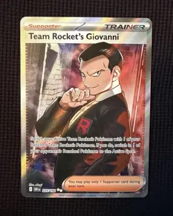 Team Rocket's Giovanni 225/182 DESTINED RIVALS (NEAR MINT) Pokemon: In Hand - Image 1