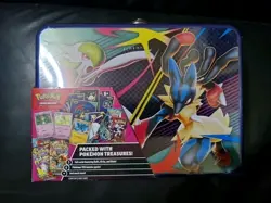 2025 Pokemon TCG Collector Treasure Chest Lunch Box Tin Q4 New - Sealed - Image 2