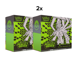 2X Pokemon Mega Evolution Perfect Order Pokemon Center ETB PRESALE - Image 1