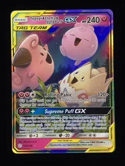 Togepi & Cleffa & Igglybuff GX 143/236 Pokemon SM - Cosmic Eclipse 🔥🔥🔥 - Image 1