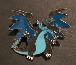 Mega Charizard M Pokemon Pin Badge Metal Enamel 2014 Flashfire Pin Collection - Image 1
