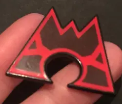 Team Magma Pokemon Pin Badge From Double Crisis Blister 2015 - Image 1