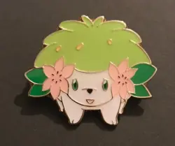 Shaymin Mythical 20th Anniversary Pokemon Pin Badge Metal Enamel 2016 Generation - Image 1