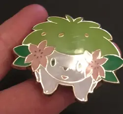 Shaymin Mythical 20th Anniversary Pokemon Pin Badge Metal Enamel 2016 Generation - Image 4