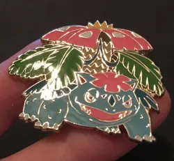 Mega Venusaur M Pokemon Pin Badge Metal Enamel 2016 From Blister Evolutions - Image 3