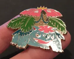 Mega Venusaur M Pokemon Pin Badge Metal Enamel 2016 From Blister Evolutions - Image 4