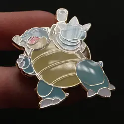 Blastoise Pokemon Pin Badge Metal Enamel 2019 From Sun & Moon GX Box - Image 4