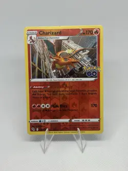 Pokemon TCG Charizard Pokemon Go 010/078 Reverse Holo Rare - Image 1