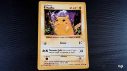 Vintage Pokemon - Red Cheeks Pikachu 58/102 - Shadowless - Base Set - MP - Image 1