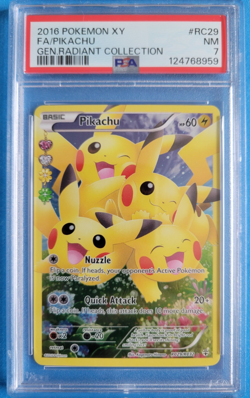 2016 Pokemon XY Generations Pikachu Radiant Collection RC29/RC32 PSA 7 NM - Image 1