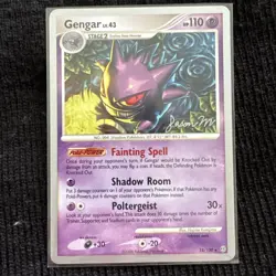 Pokemon - Gengar 18/100 - Rare 2009 World Championships Promo Jason Martinez LP - Image 1